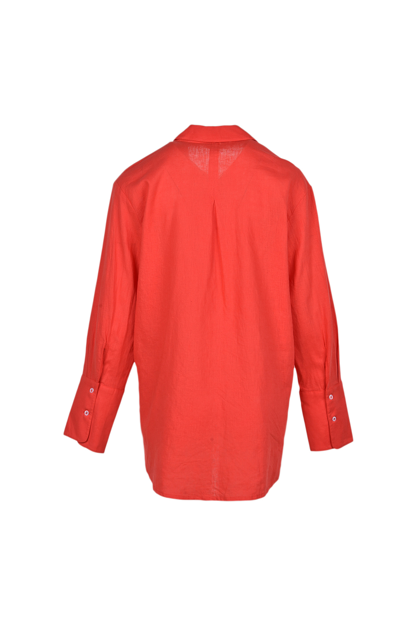 شومیز آستین بلند لینن بیسیک