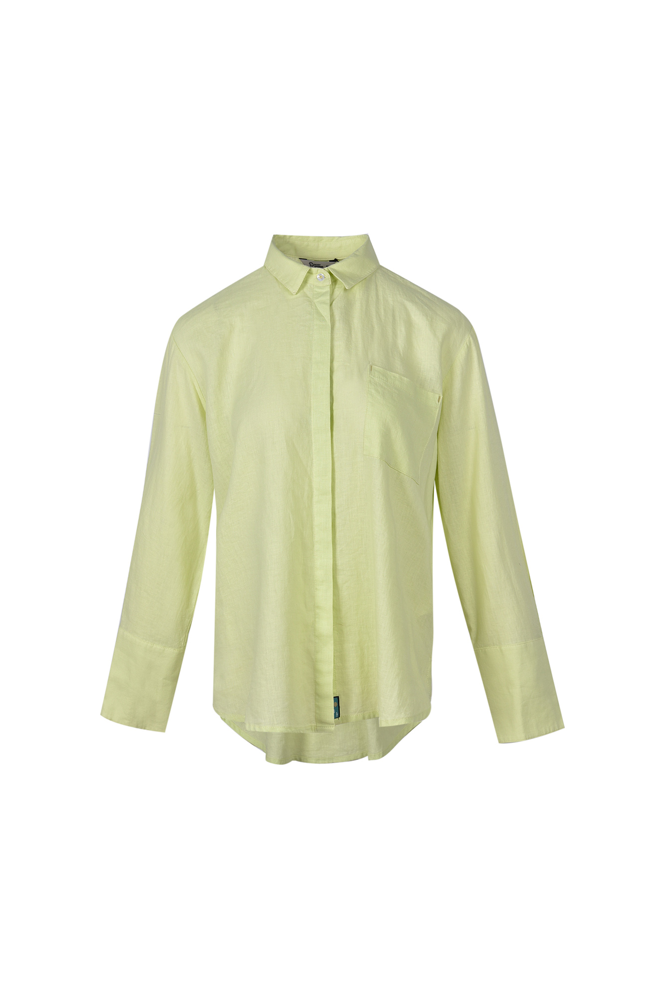 شومیز آستین بلند لینن بیسیک