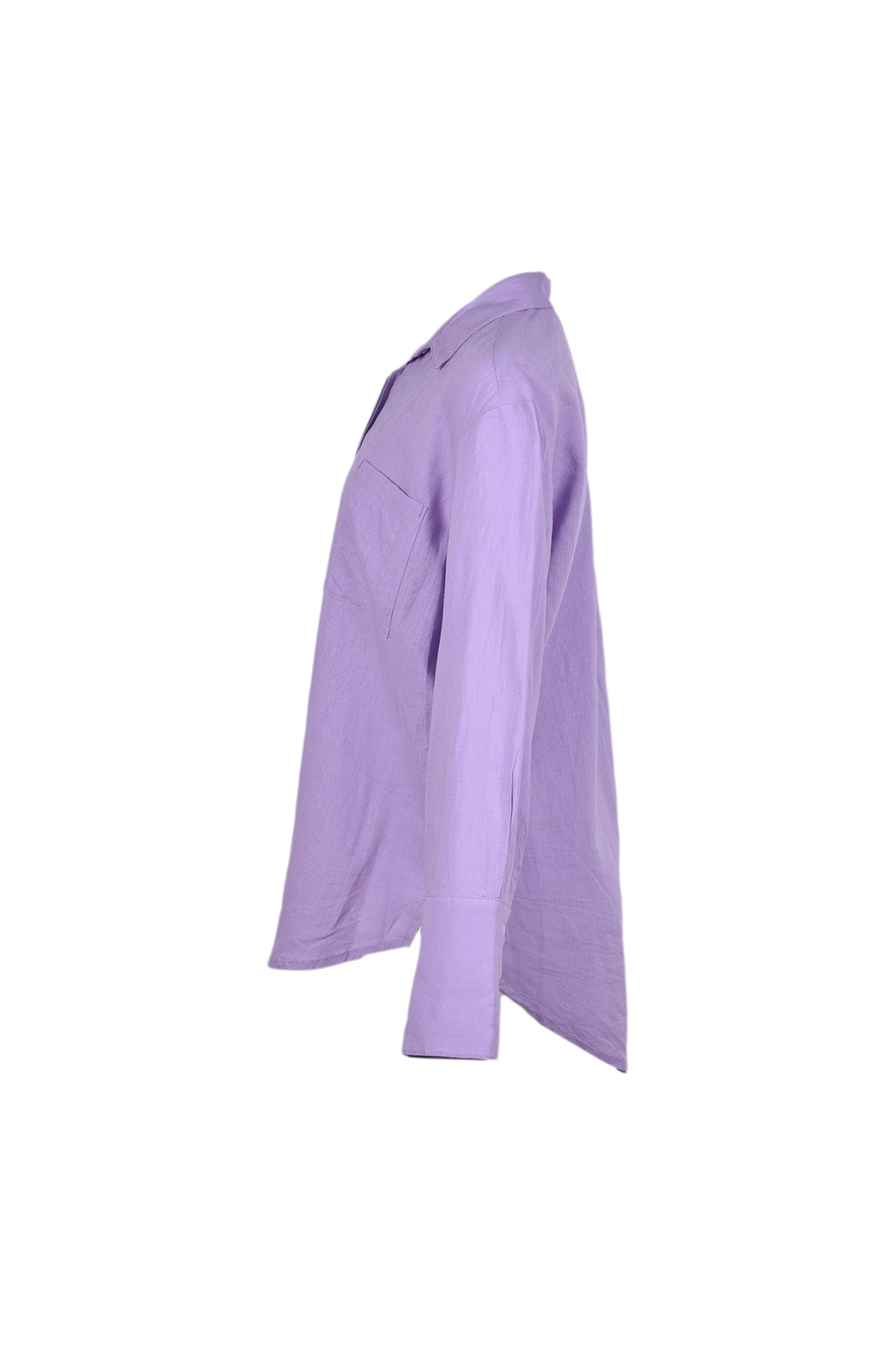 شومیز آستین بلند لینن بیسیک