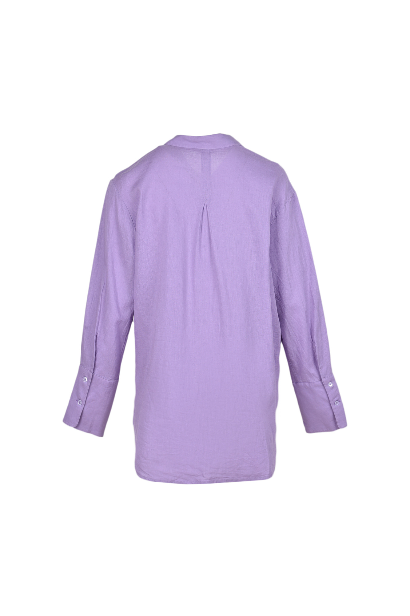 شومیز آستین بلند لینن بیسیک