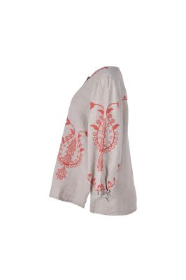 شومیز آستین بلند گلدوزی زنانه