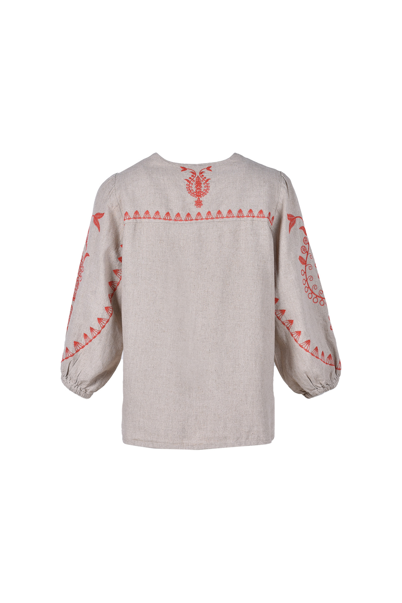 شومیز آستین بلند گلدوزی زنانه