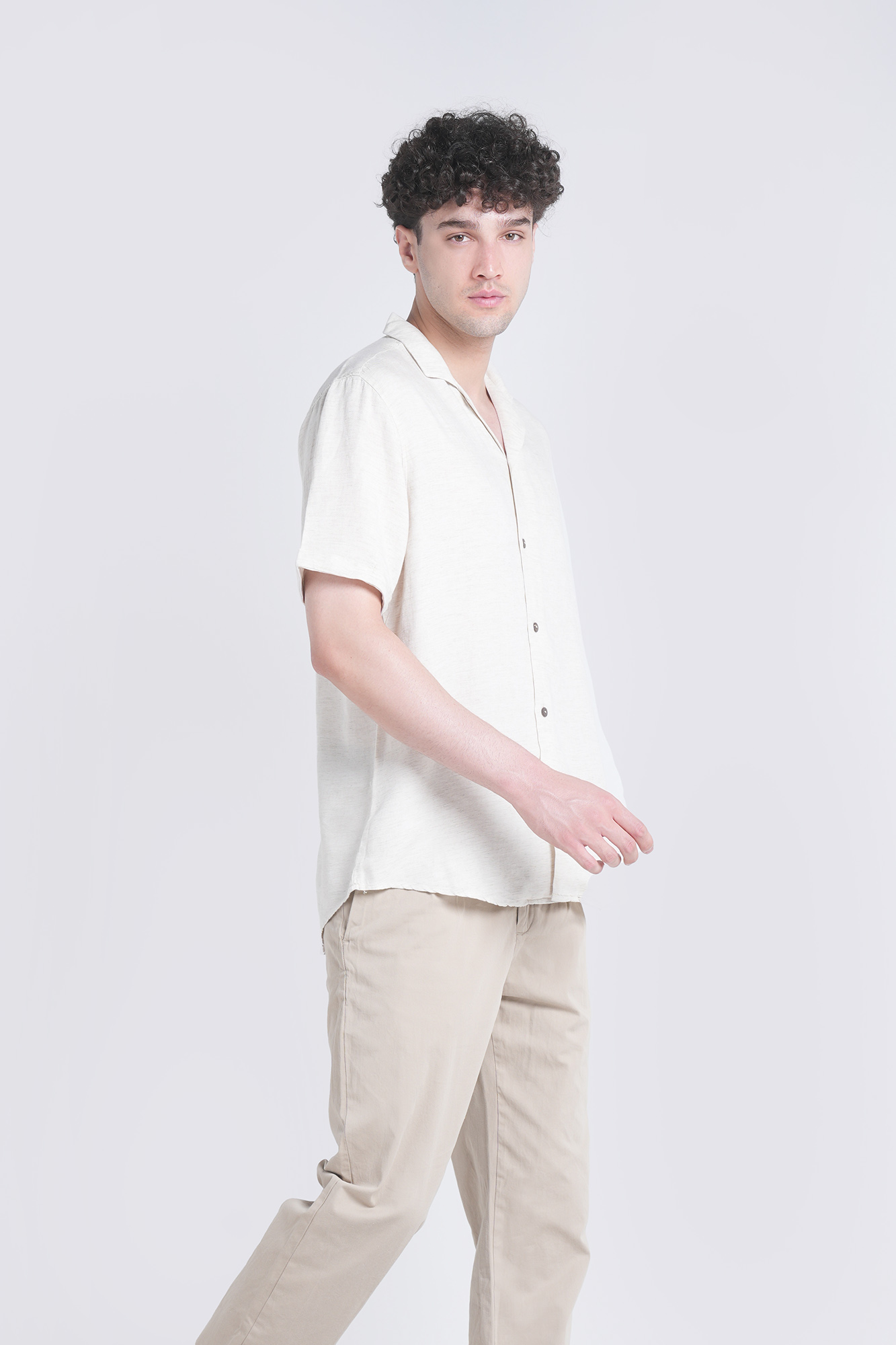 پیراهن آستین کوتاه ساده مردانه