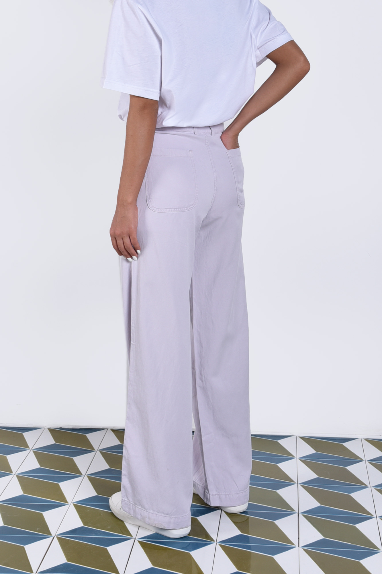 شلوار کتان ساده زنانه