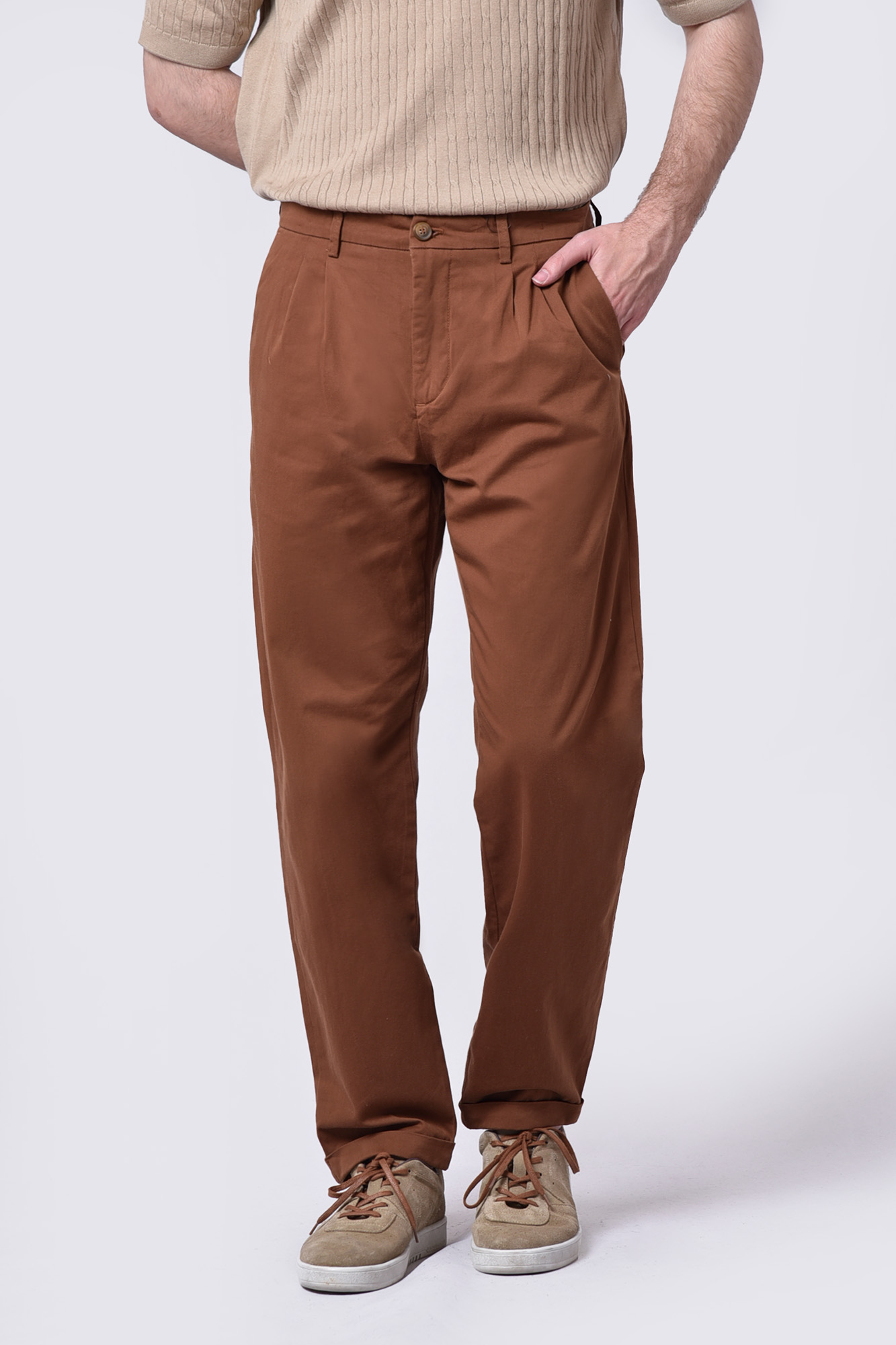 شلوار کتان ساده مردانه