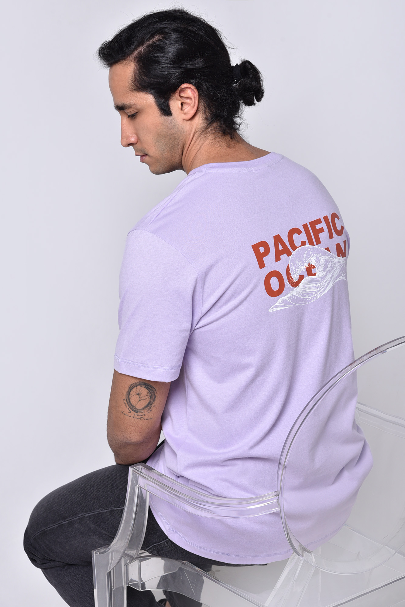 تیشرت آستین کوتاه چاپی مردانه