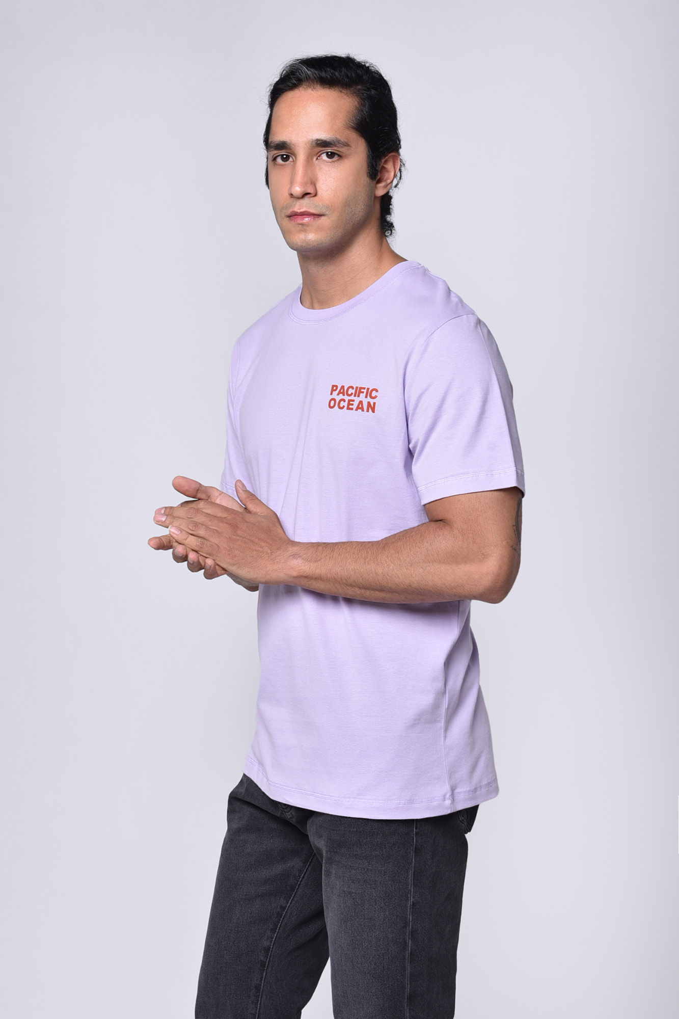 تیشرت آستین کوتاه چاپی مردانه