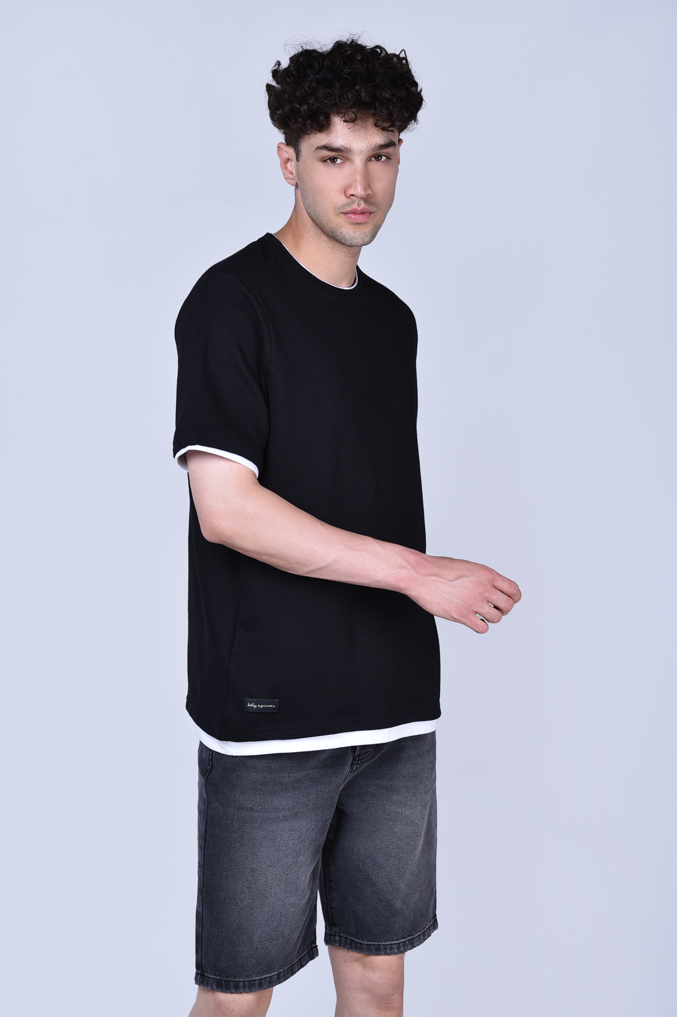 تیشرت آستین کوتاه ساده مردانه