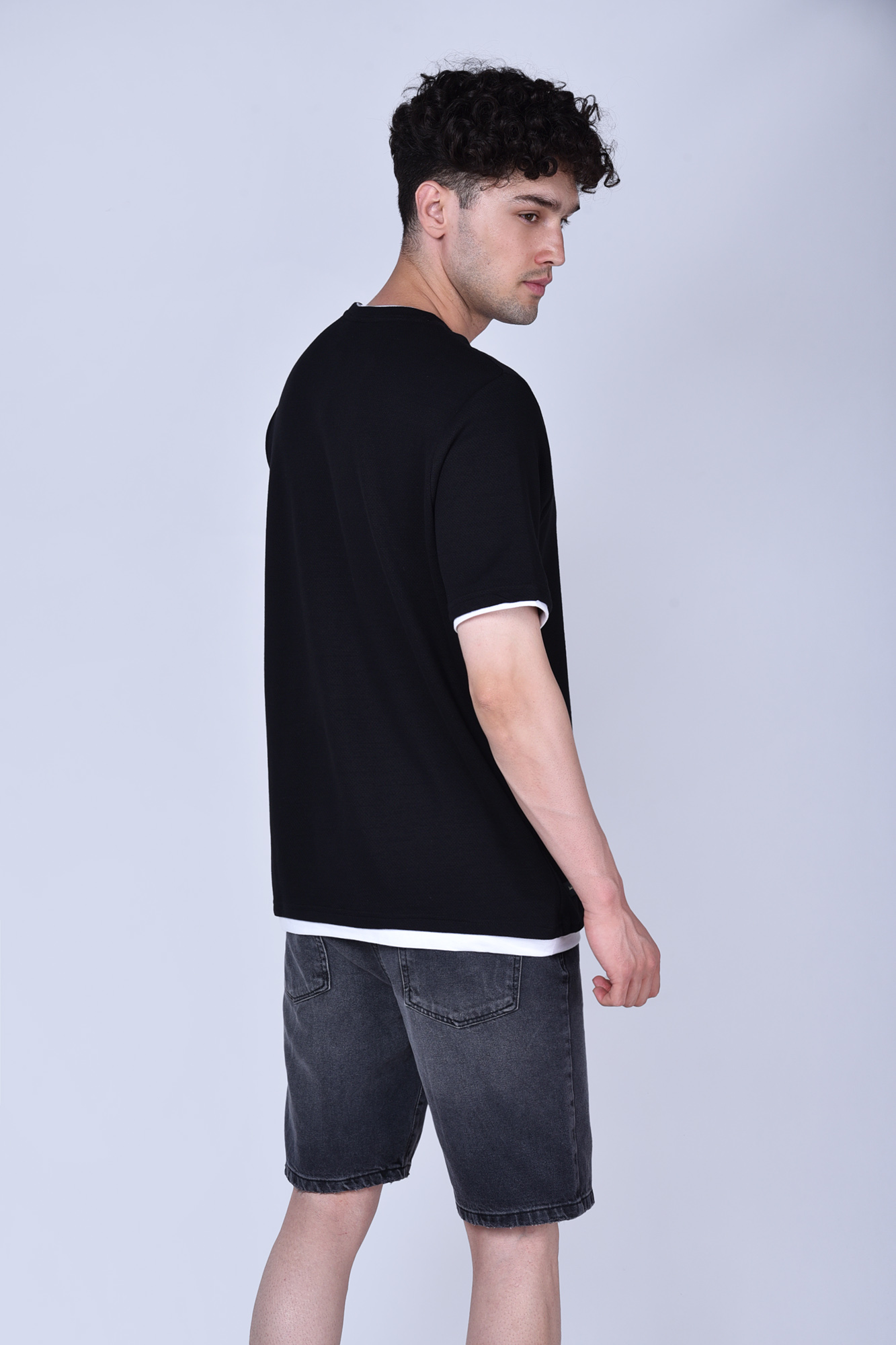 تیشرت آستین کوتاه ساده مردانه