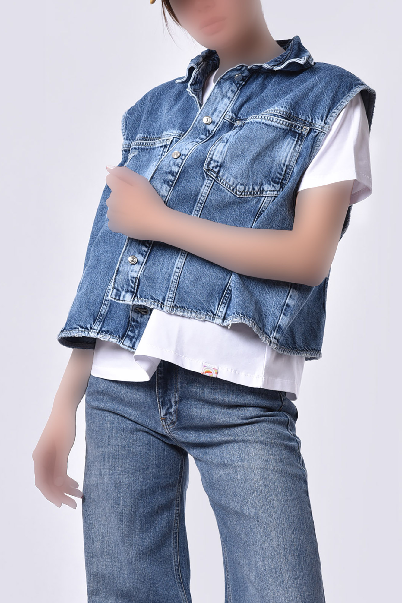 وست جین ساده زنانه