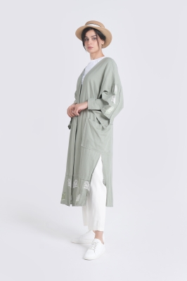 مانتو چاپ و گلدوزی زنانه