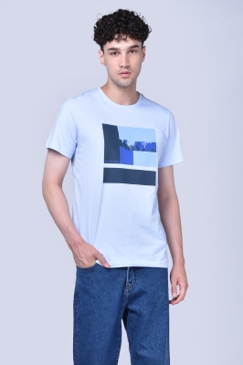 تیشرت آستین کوتاه چاپی مردانه