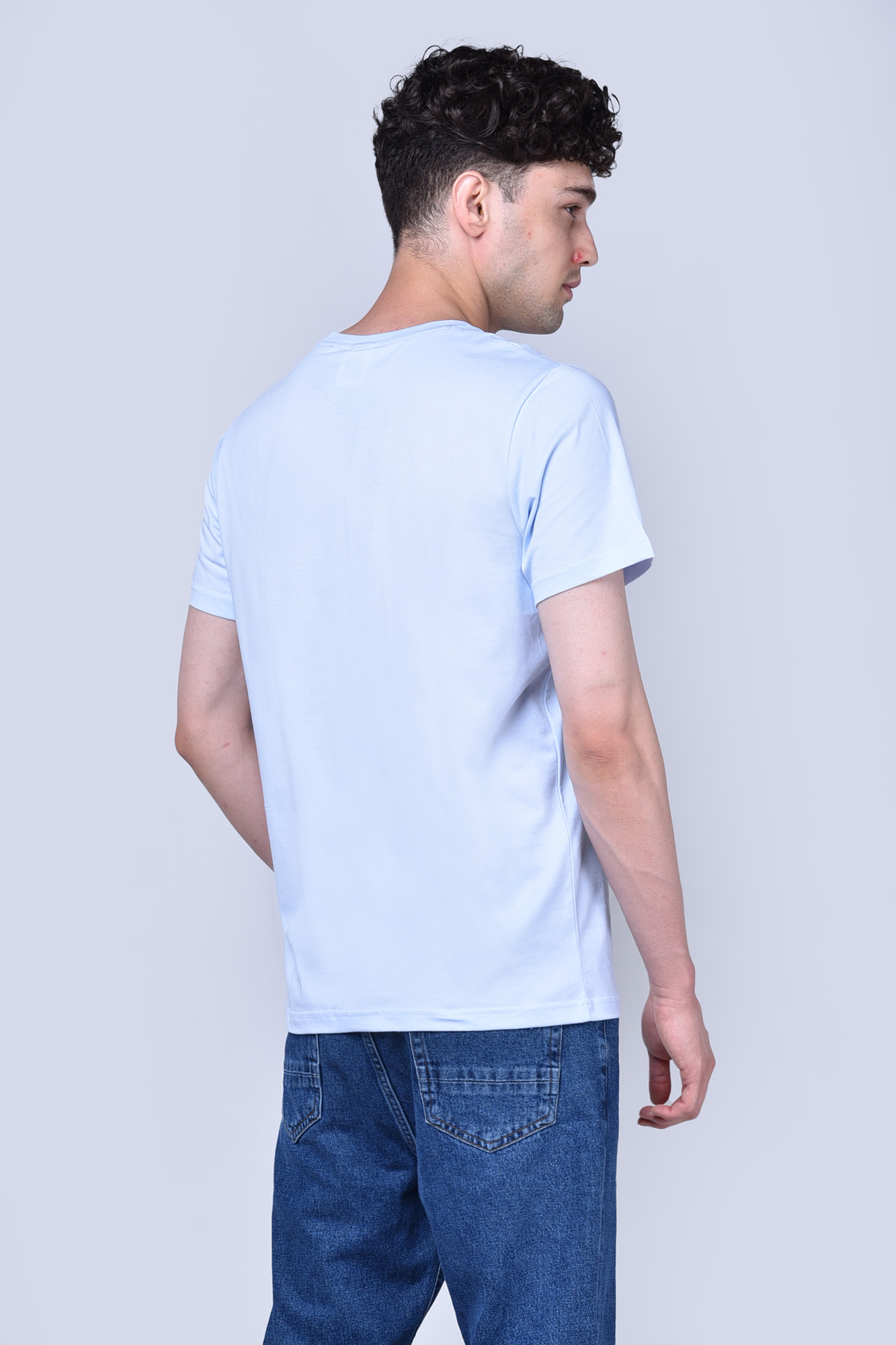 تیشرت آستین کوتاه چاپی مردانه