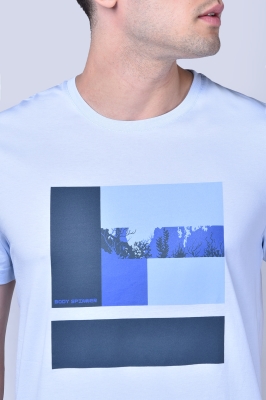 تیشرت آستین کوتاه چاپی مردانه