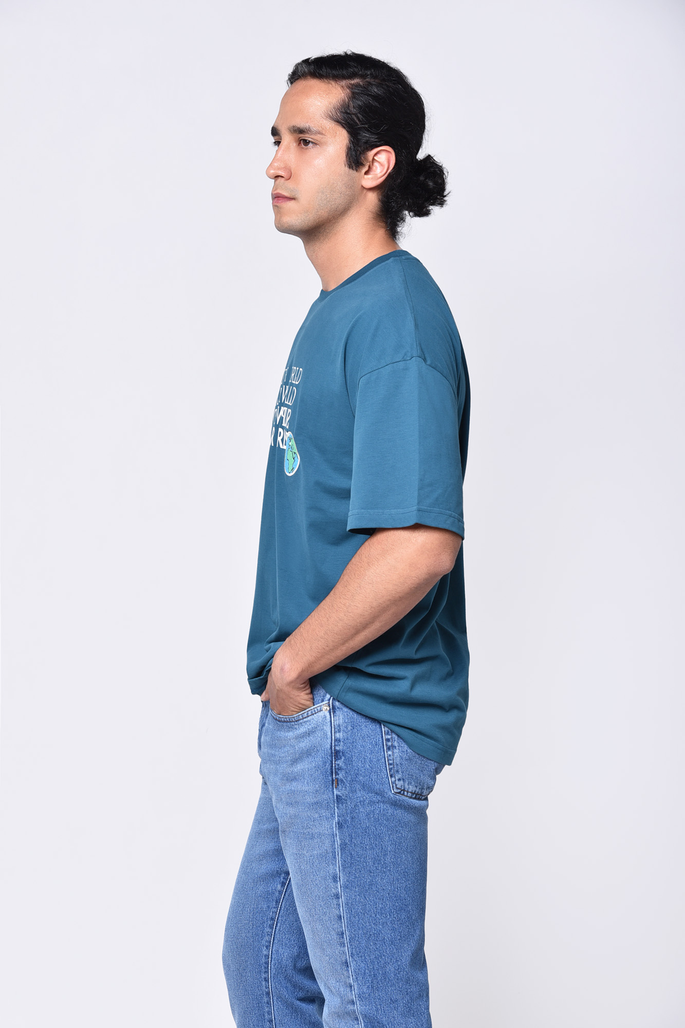 تیشرت آستین کوتاه چاپی مردانه