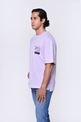 تیشرت آستین کوتاه چاپی مردانه