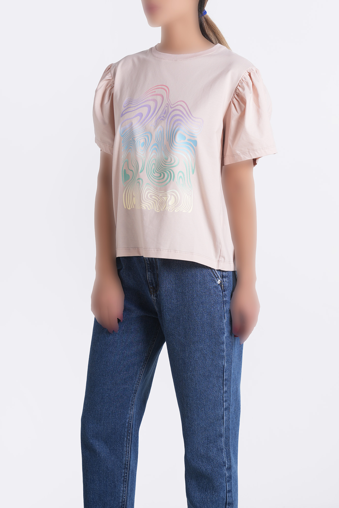 تیشرت آستین کوتاه چاپی