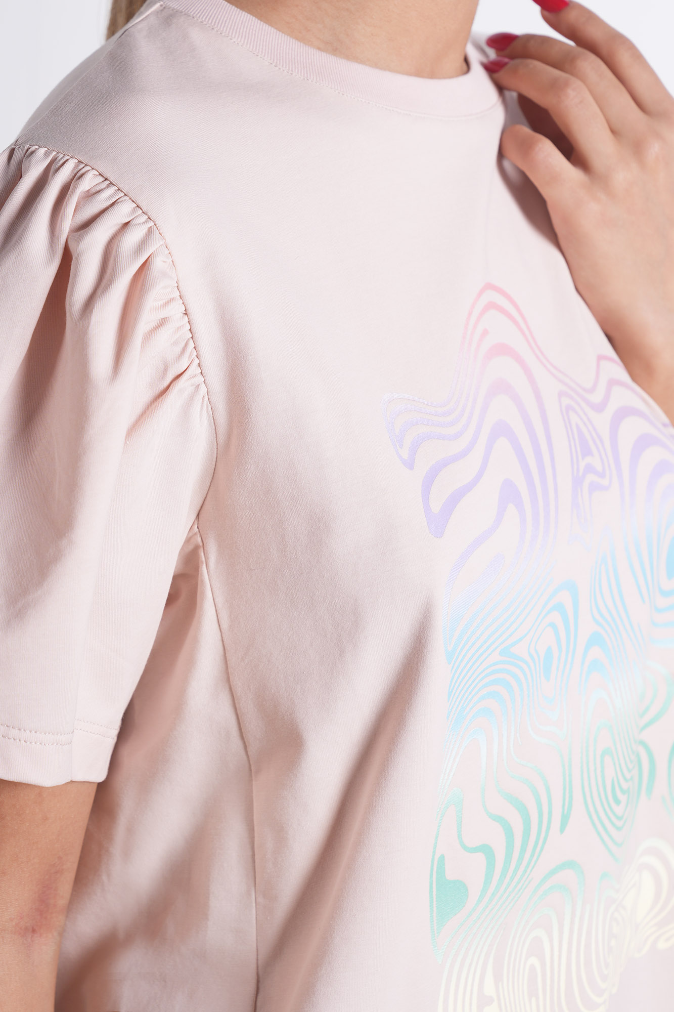 تیشرت آستین کوتاه چاپی