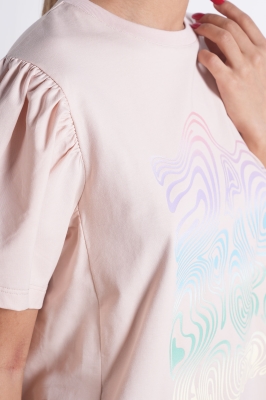 تیشرت آستین کوتاه چاپی