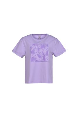 تیشرت آستین کوتاه چاپی زنانه