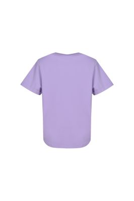 تیشرت آستین کوتاه چاپی زنانه