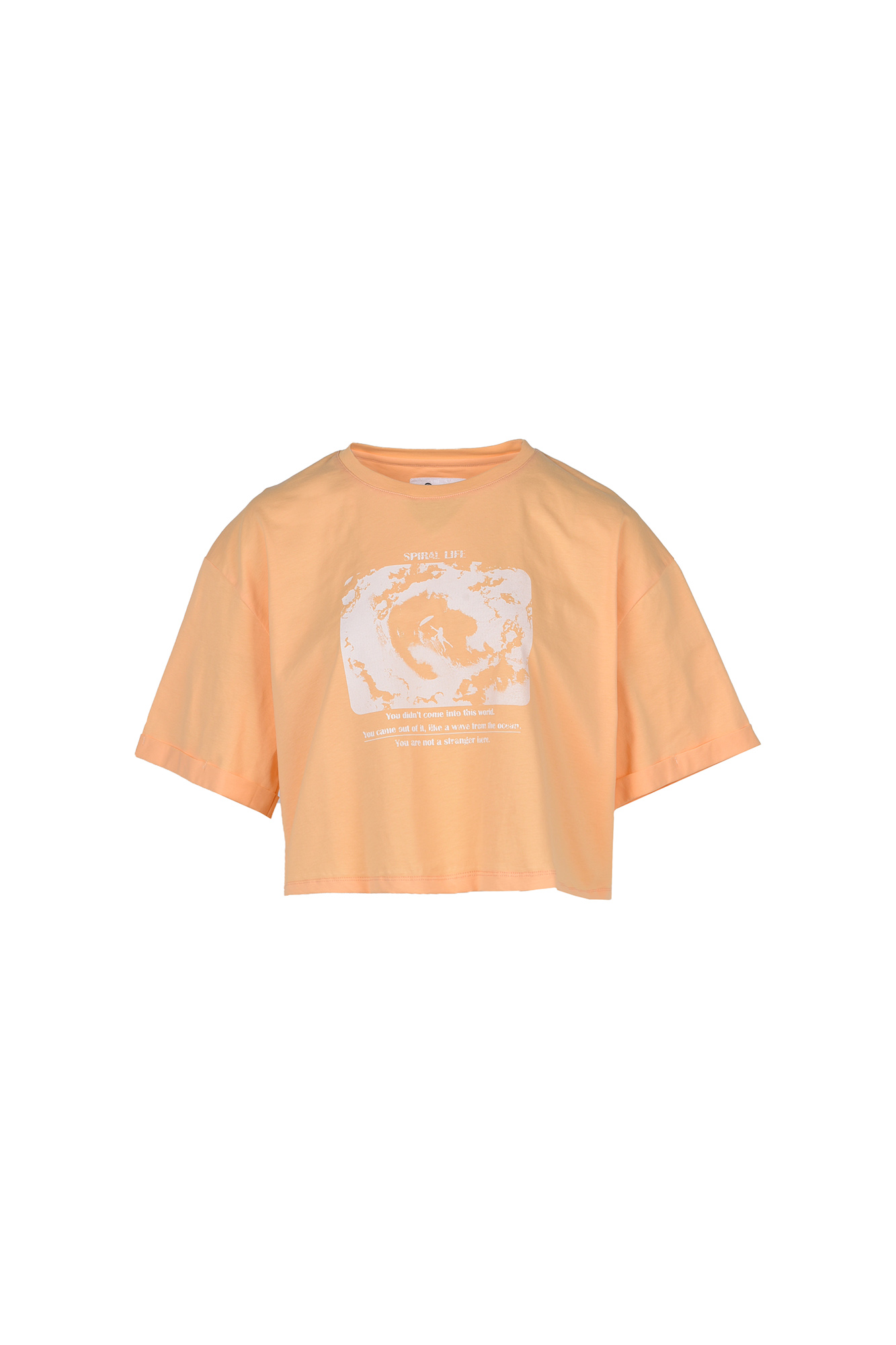 تیشرت آستین کوتاه چاپی زنانه