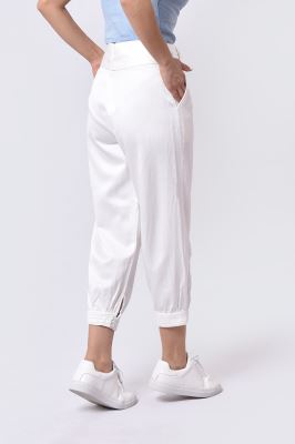 شلوار پارچه ای ساده زنانه