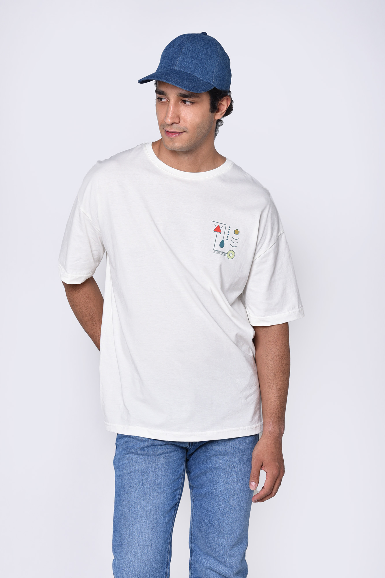 تیشرت آستین کوتاه چاپی مردانه