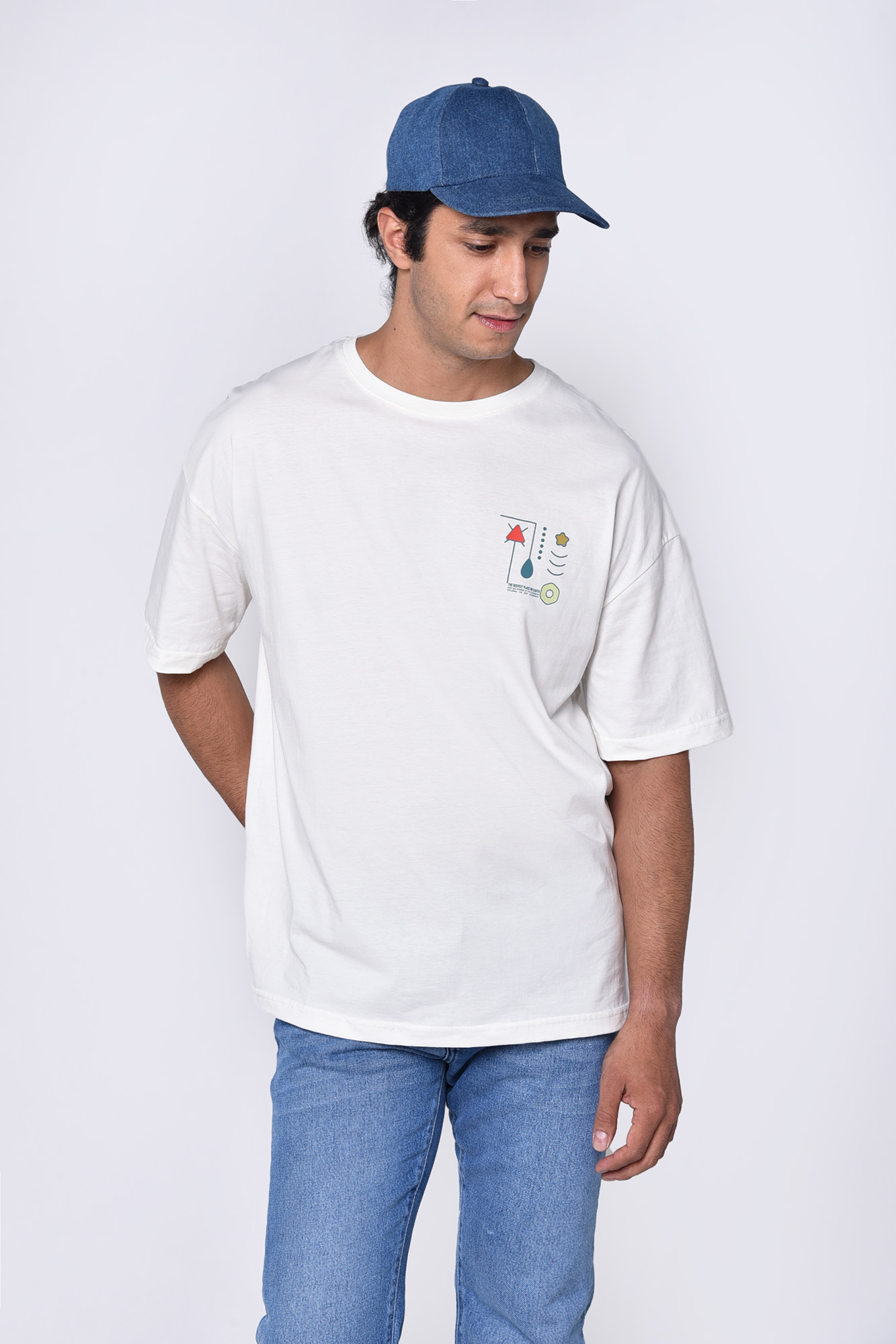 تیشرت آستین کوتاه چاپی مردانه