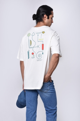 تیشرت آستین کوتاه چاپی مردانه