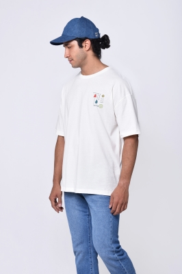 تیشرت آستین کوتاه چاپی مردانه