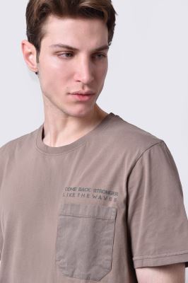 تیشرت آستین کوتاه چاپی مردانه