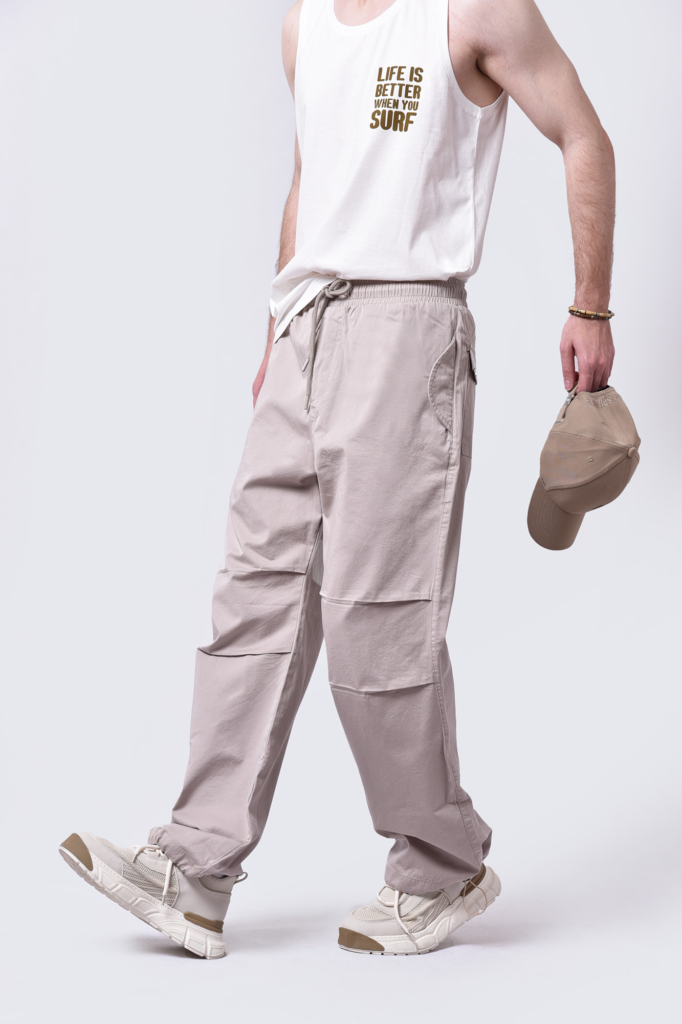 شلوار کتان ساده مردانه