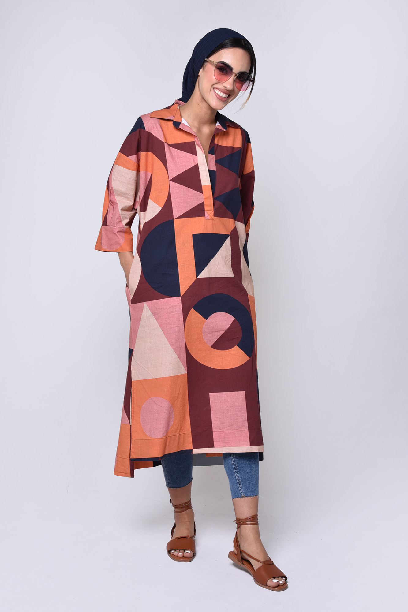 مانتو غیر رسمی چاپی زنانه