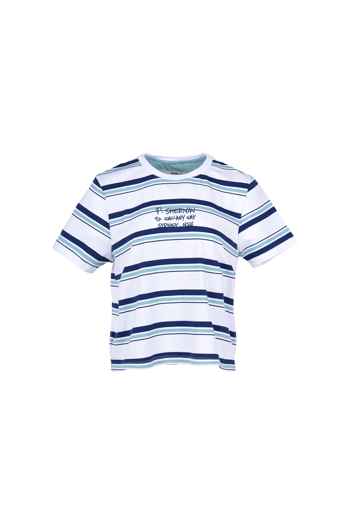 تیشرت آستین کوتاه راه راه زنانه