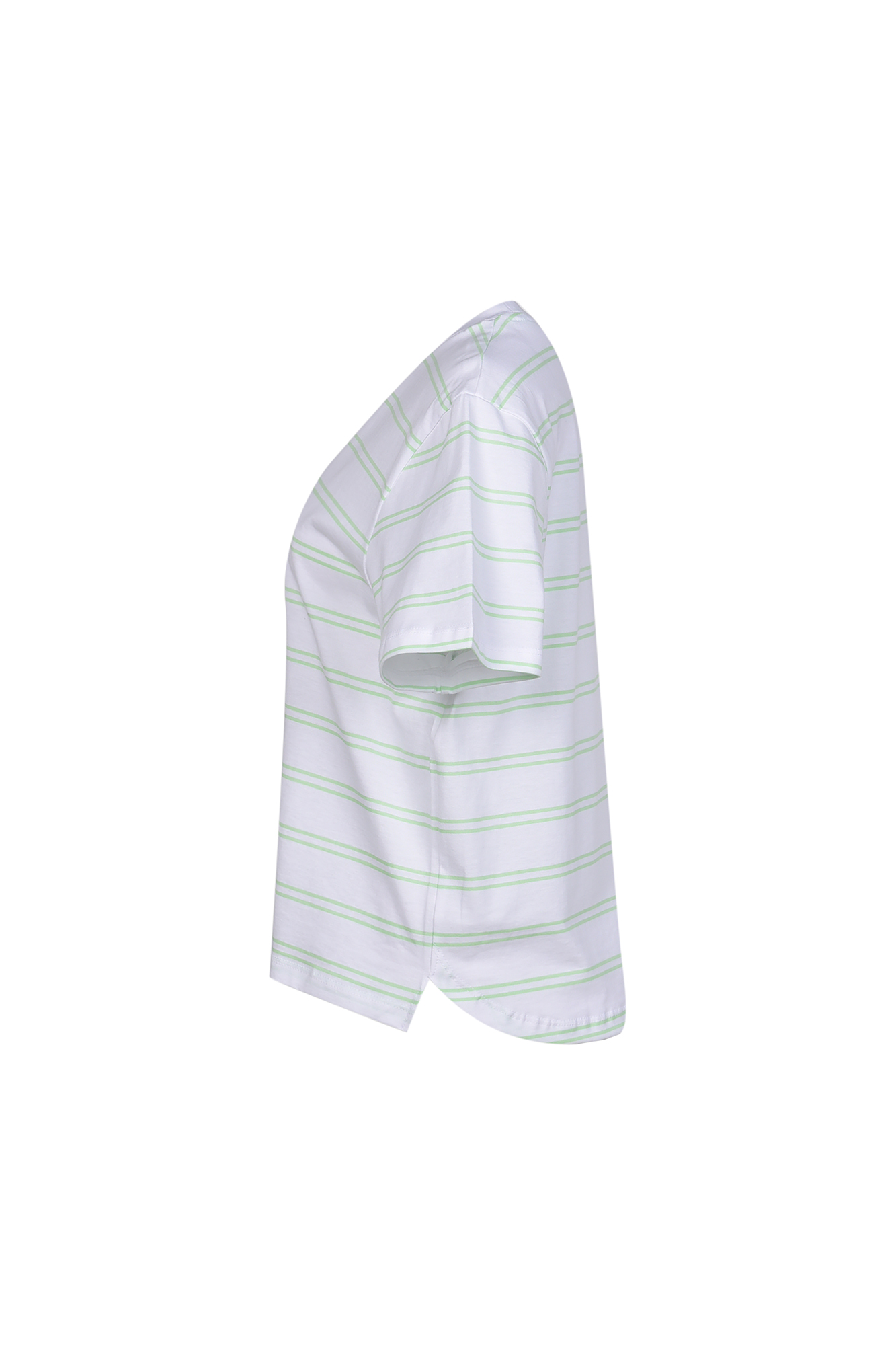 تیشرت آستین کوتاه راه راه زنانه