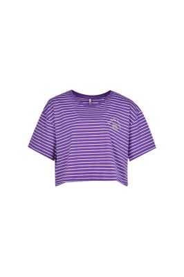 تیشرت آستین کوتاه راه راه زنانه