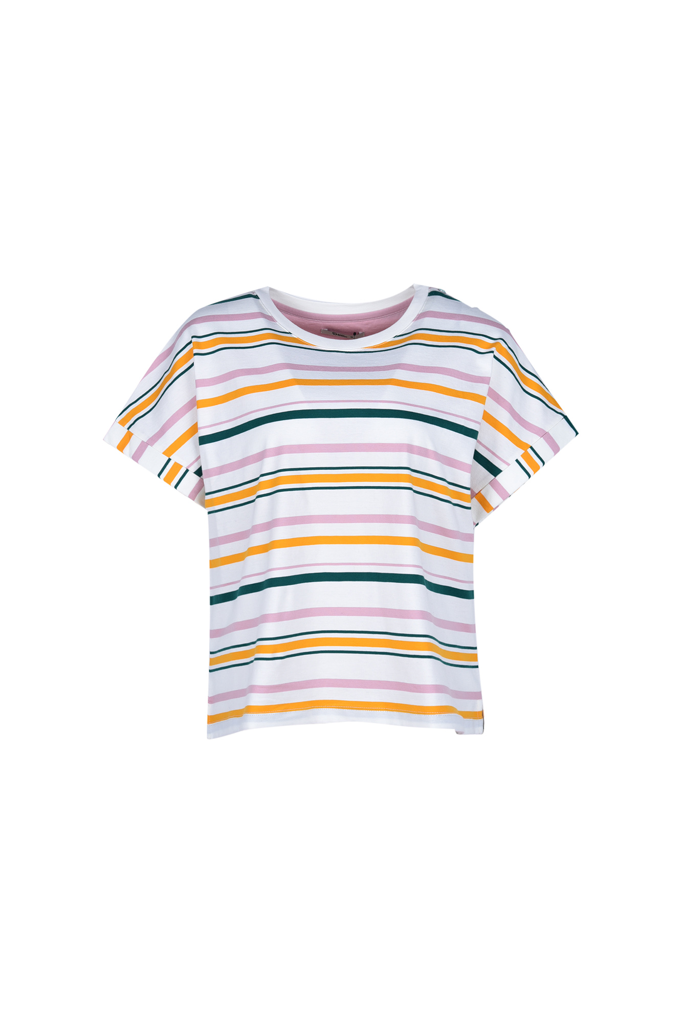 تیشرت آستین کوتاه راه راه زنانه