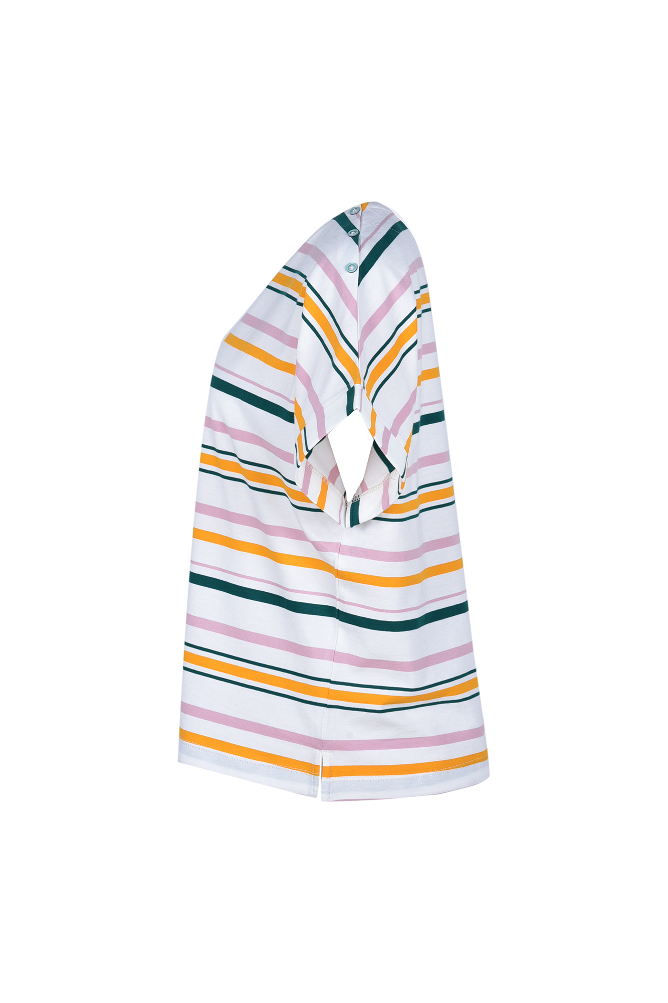 تیشرت آستین کوتاه راه راه زنانه