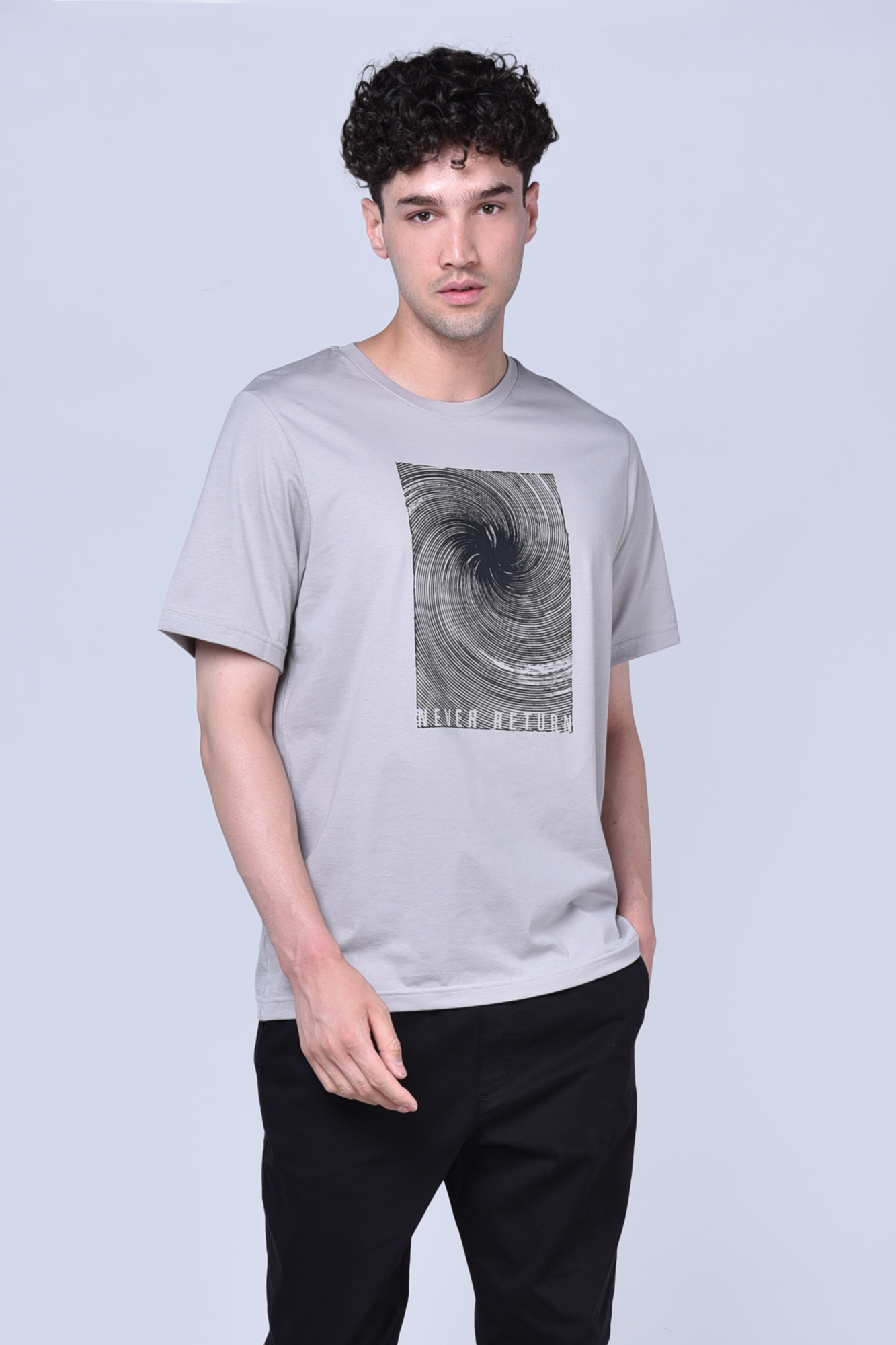 تیشرت آستین کوتاه چاپی مردانه