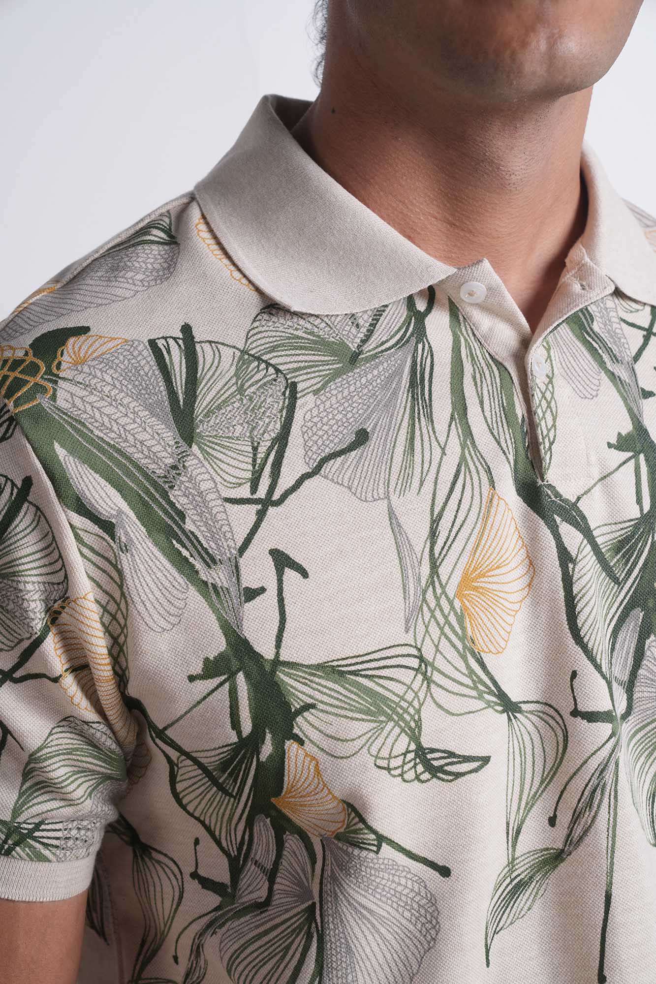 پولوشرت آستین کوتاه چاپی مردانه