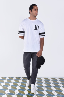 تیشرت آستین کوتاه چاپی مردانه