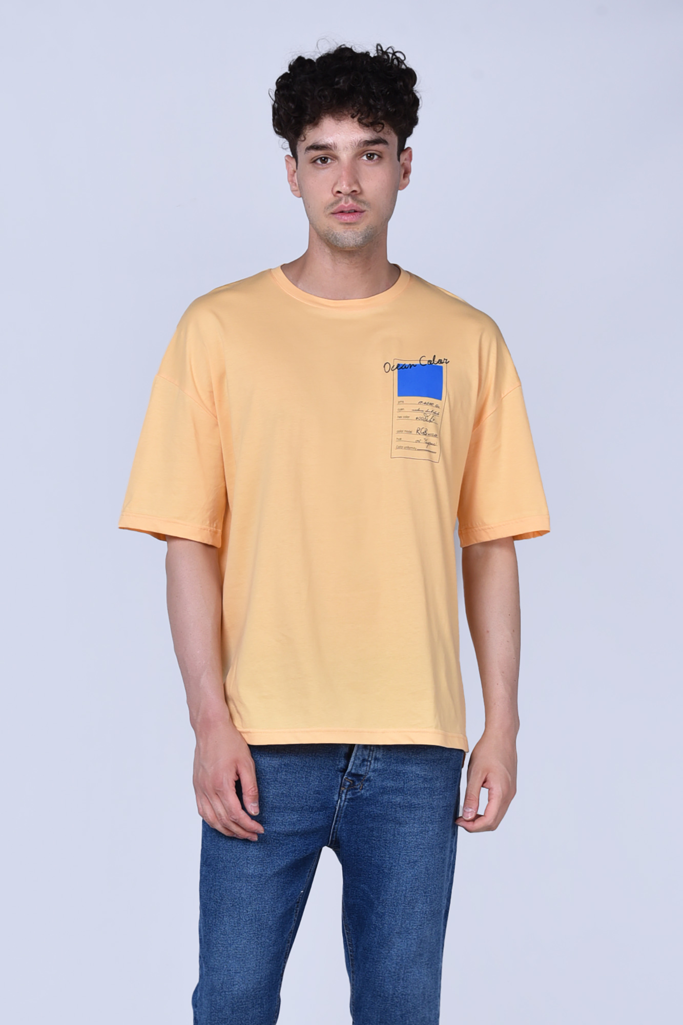 تیشرت آستین کوتاه چاپی مردانه