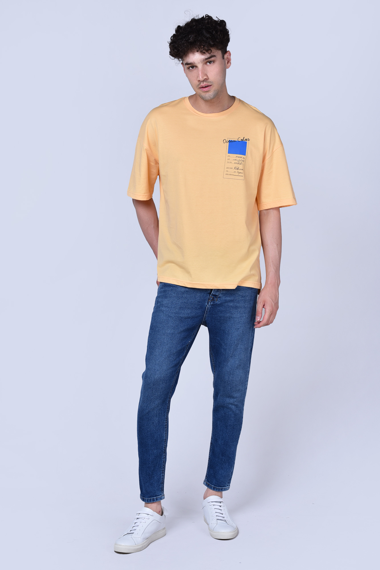 تیشرت آستین کوتاه چاپی مردانه