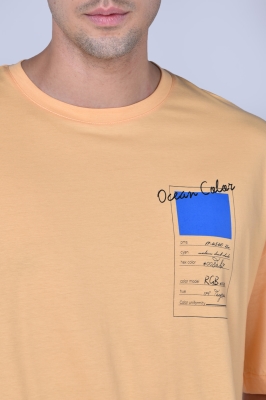 تیشرت آستین کوتاه چاپی مردانه