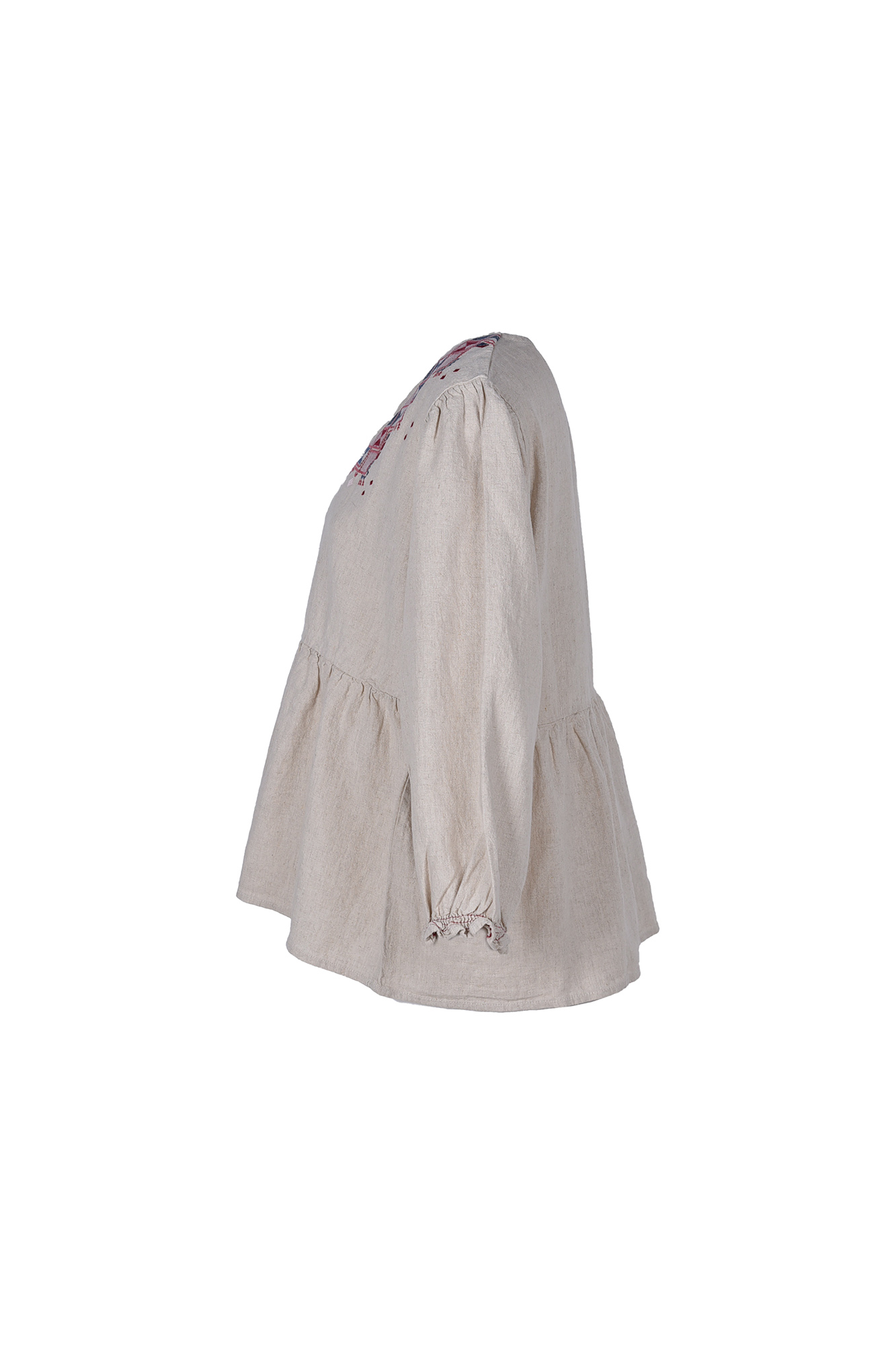 بلوز آستین بلند گلدوزی رنانه