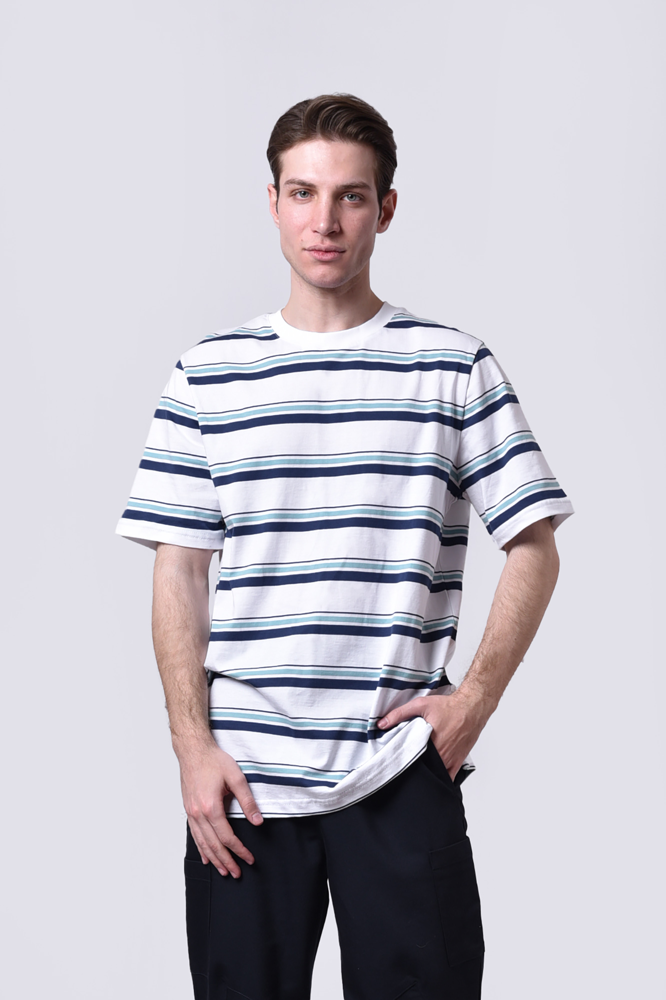 تیشرت آستین کوتاه چاپی مردانه