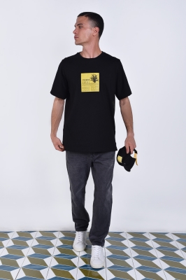 تیشرت آستین کوتاه چاپی مردانه