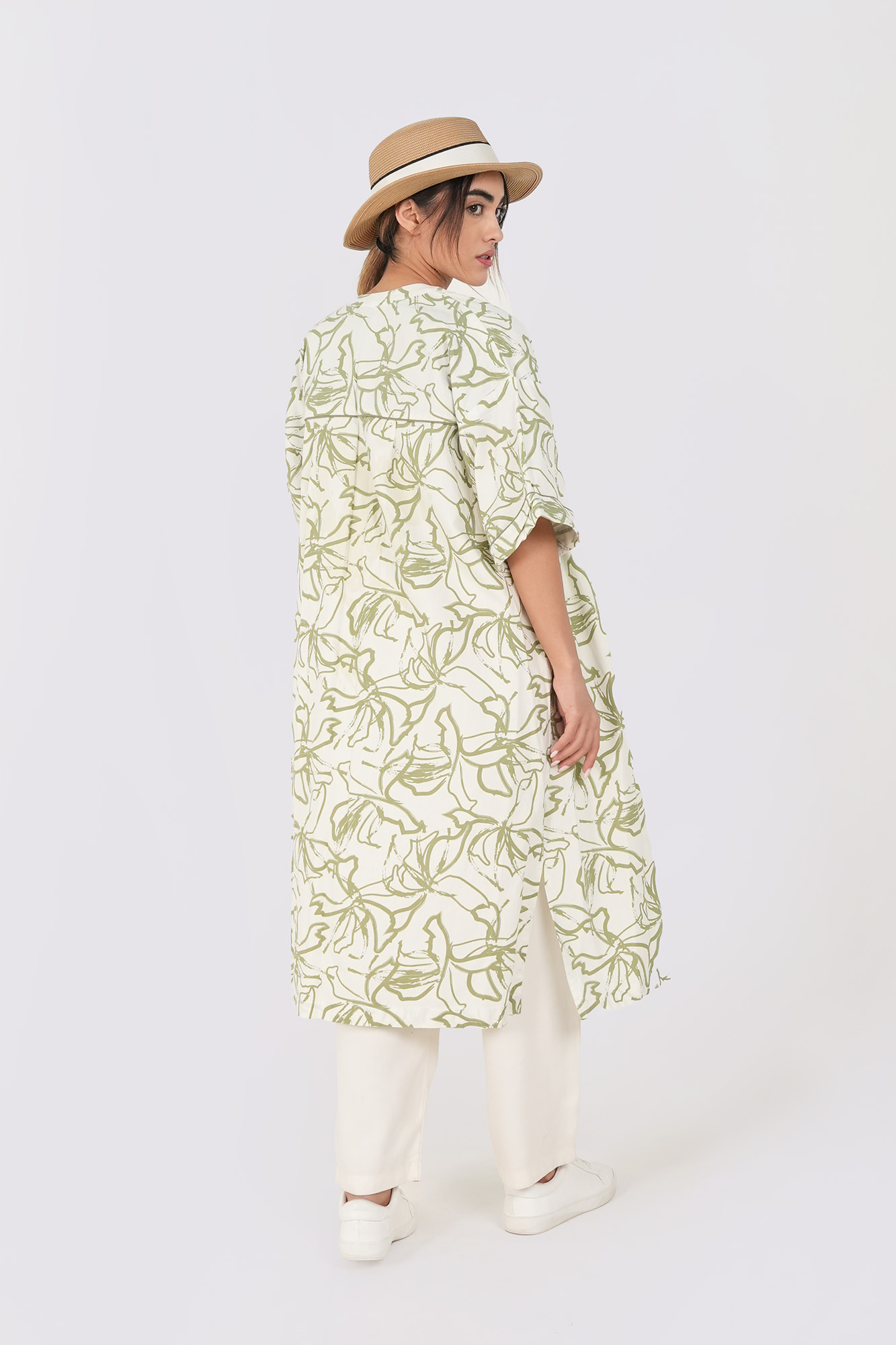 مانتو غیر رسمی چاپی زنانه