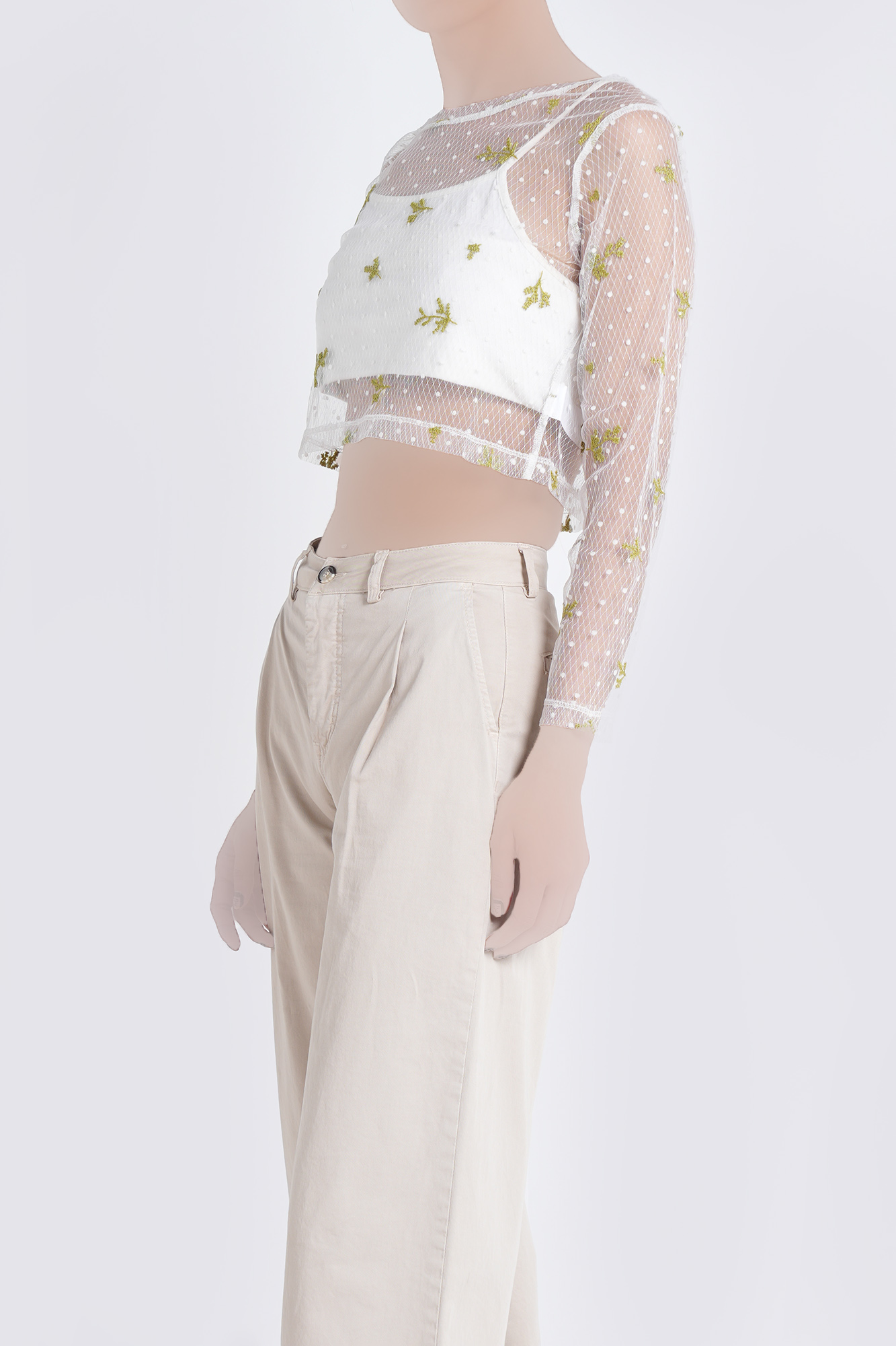 بلوز آستین بلند طرحدار زنانه